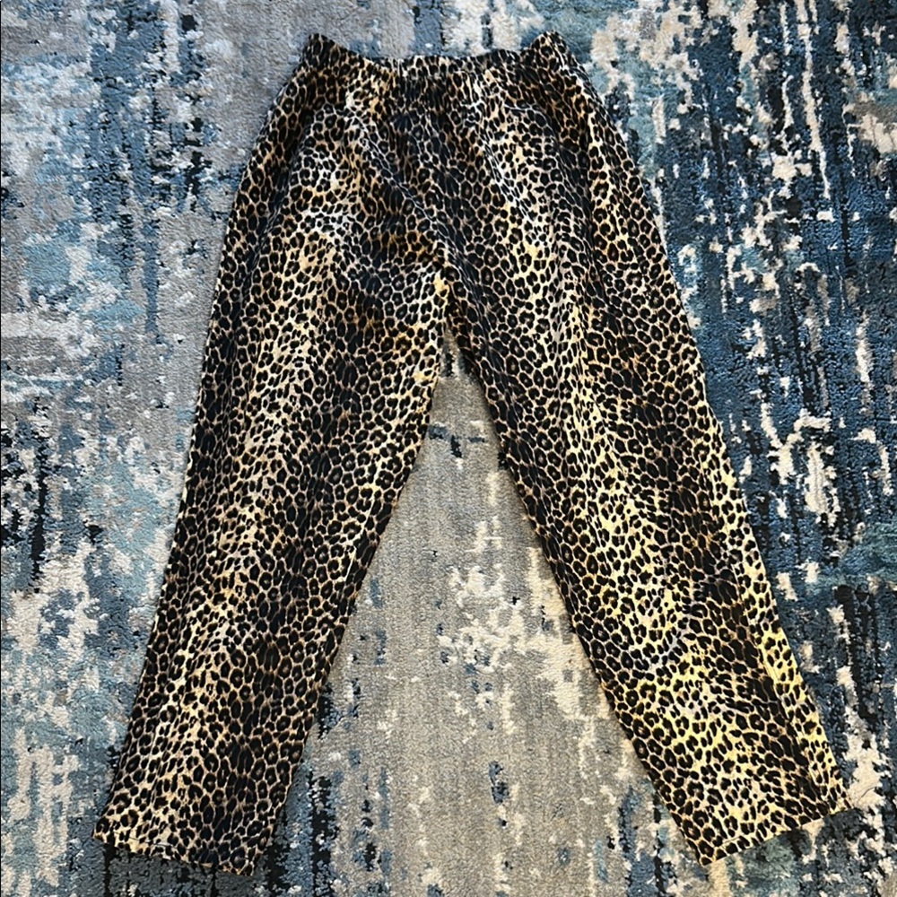 Leopard Print Women's Pants